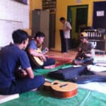 Makara Ly - Phare Ponleu Selpak music student practicing guitar