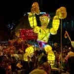 Bokator Athlete - Giant Puppet Parade - Siem Reap Cambodia
