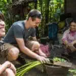 Learning some Khmer culinary tricks at Chansor Community Village, a responsible travel initiative in Cambodia