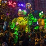 Frogs Float in the Giant Puppet Parade - Siem Reap Cambodia