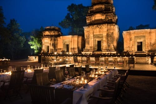 Temple dinner by Amansara