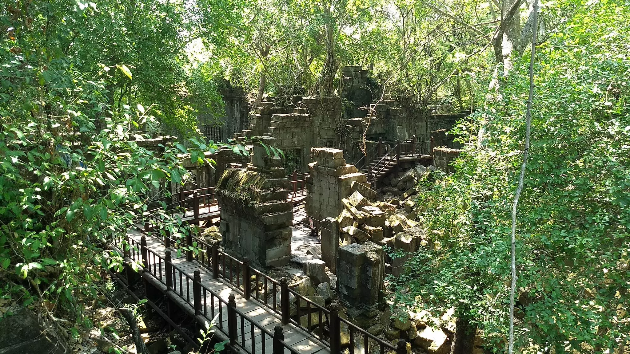 Beng Melea, the jungle temple. 