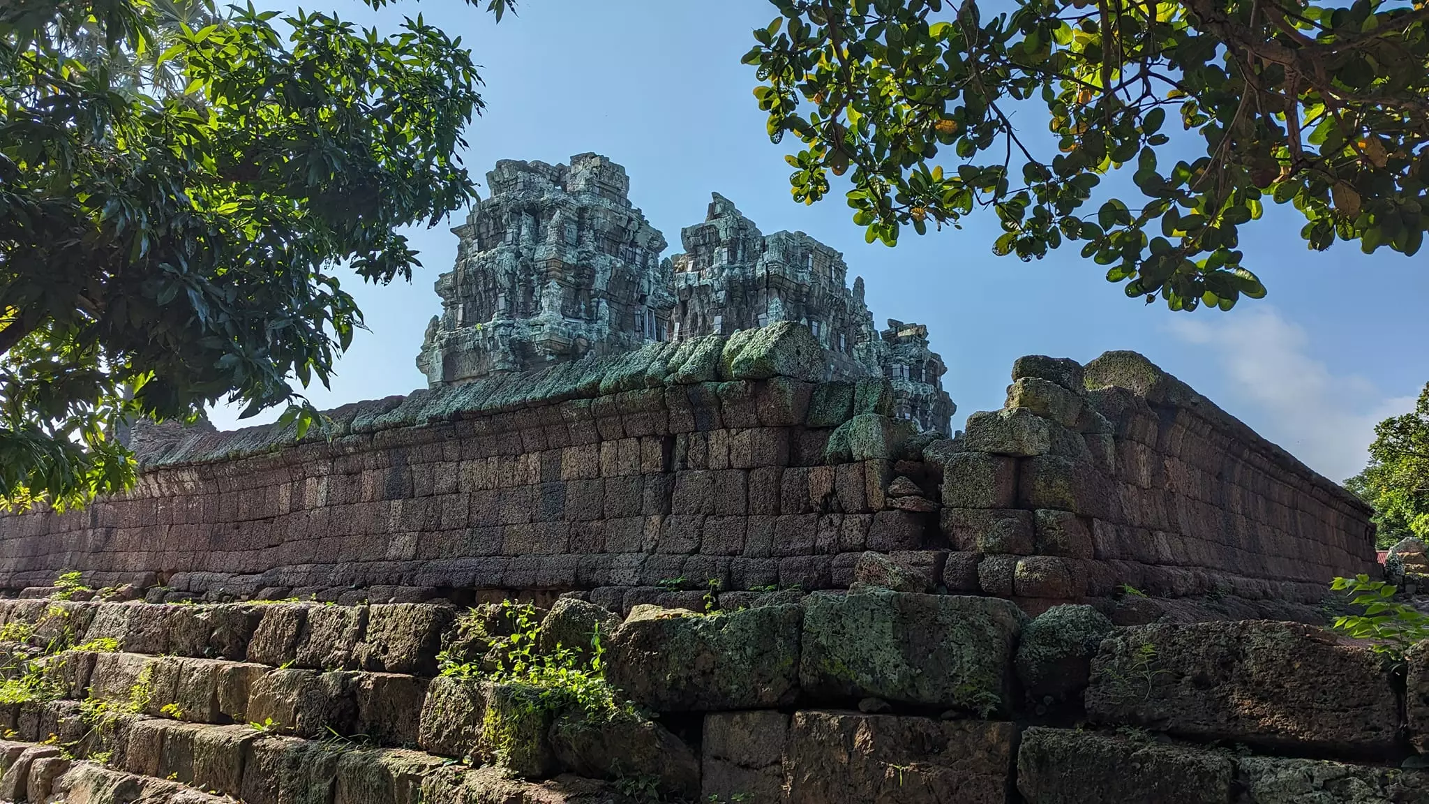 Temple at the top of Phnom Krom